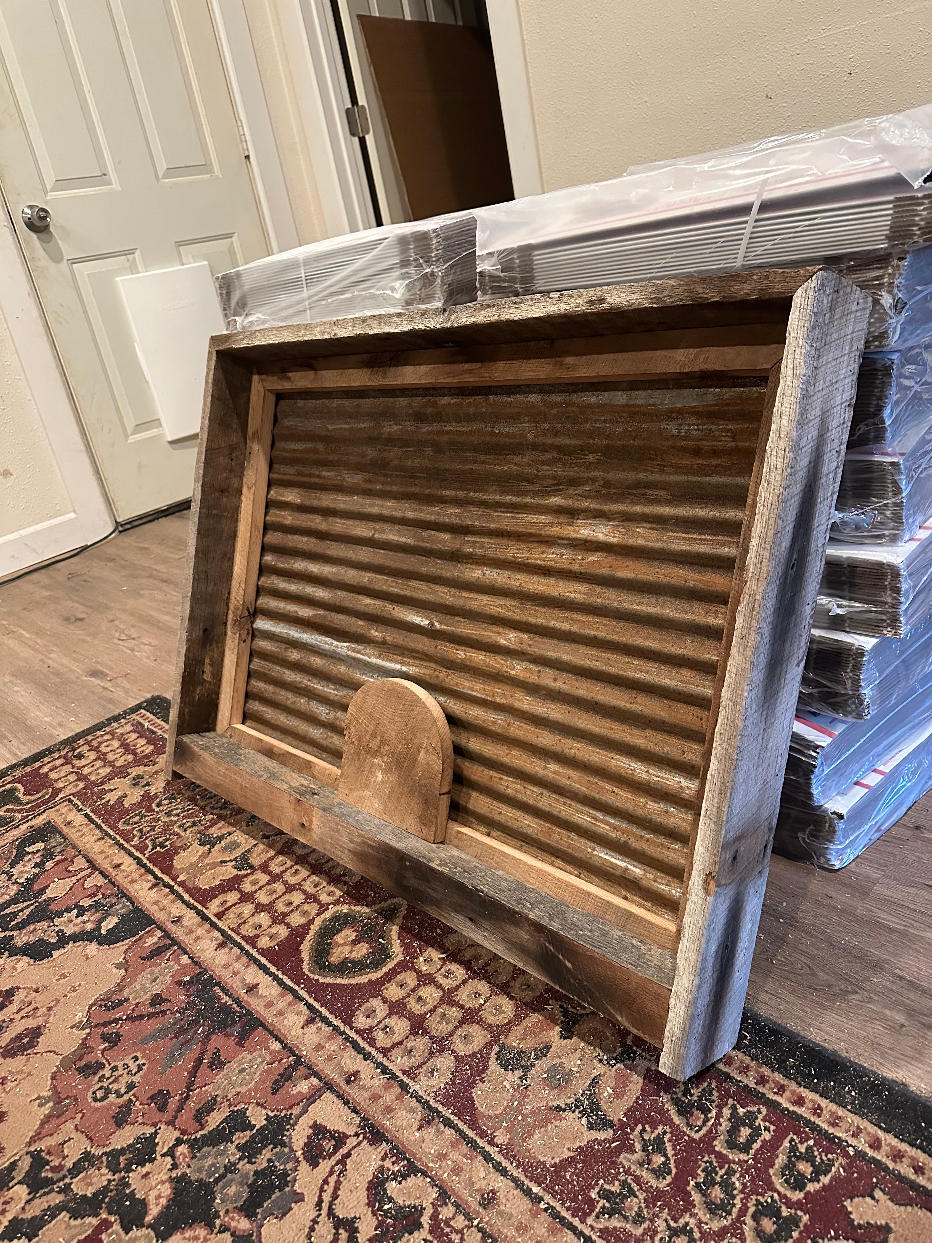 Shadow Box Fan/Beard Display