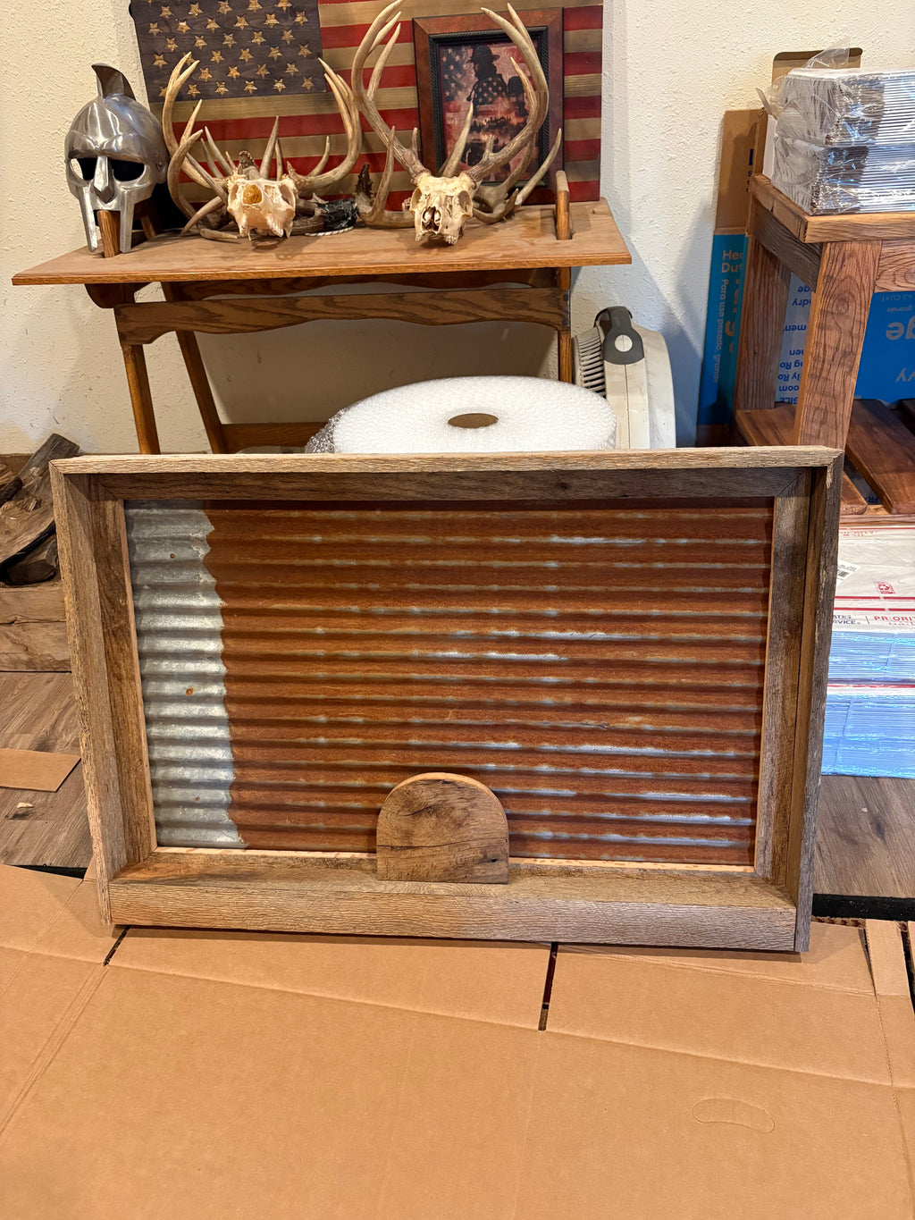 Shadow Box Fan/Beard Display